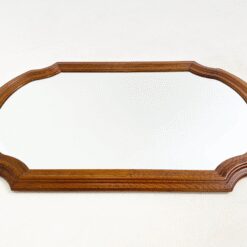 Pakabinamas veidrodis ąžuoliniame drožinėtame rėme 2,5x58x98 cm