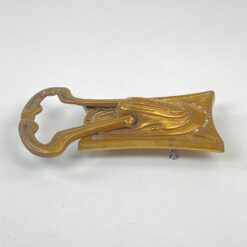 Žalvarinis durų belstukas 4,5x11x19 cm