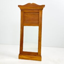 Biedermeier stiliaus veidrodis mediniame rėme 6,5x49x105 cm