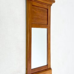 Biedermeier stiliaus veidrodis mediniame rėme 6,5x49x105 cm