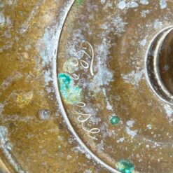 Senovinis, žalvarinis, mechaninis skalbimo presas 18x18x96 cm