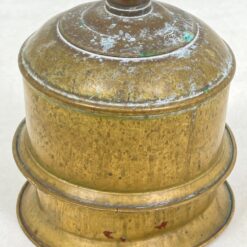 Senovinis, žalvarinis, mechaninis skalbimo presas 18x18x96 cm