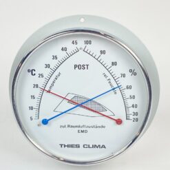 Analoginis termometras-higrometras “Thies Clima” 15x15x4 cm