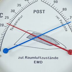 Analoginis termometras-higrometras “Thies Clima” 15x15x4 cm