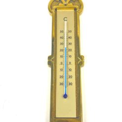 Žalvarinis sieninis termometras 1×6,5×23 cm