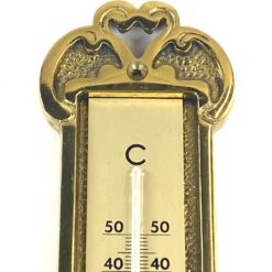 Žalvarinis sieninis termometras 1×6,5×23 cm