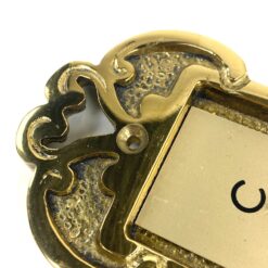 Žalvarinis sieninis termometras 1×6,5×23 cm