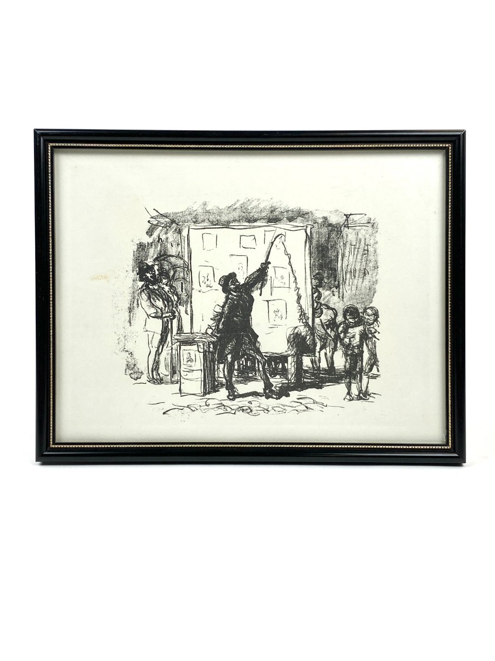 HN1679-grafika-ir-printai-1 Litografija pagal Max Slevogt, jubiliejinis leidimas 1978 m. 1×24,5×19 cm