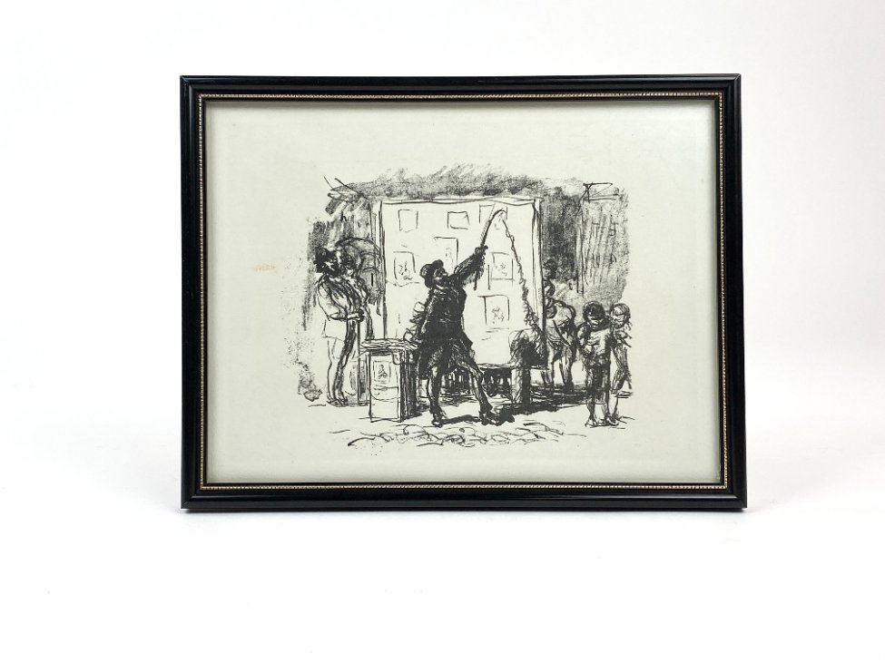 HN1679-grafika-ir-printai-2 Litografija pagal Max Slevogt, jubiliejinis leidimas 1978 m. 1×24,5×19 cm