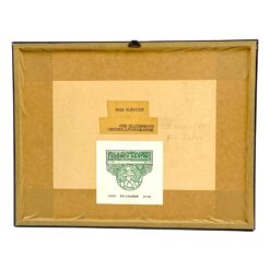 Litografija pagal Max Slevogt, jubiliejinis leidimas 1978 m. 1×24,5×19 cm