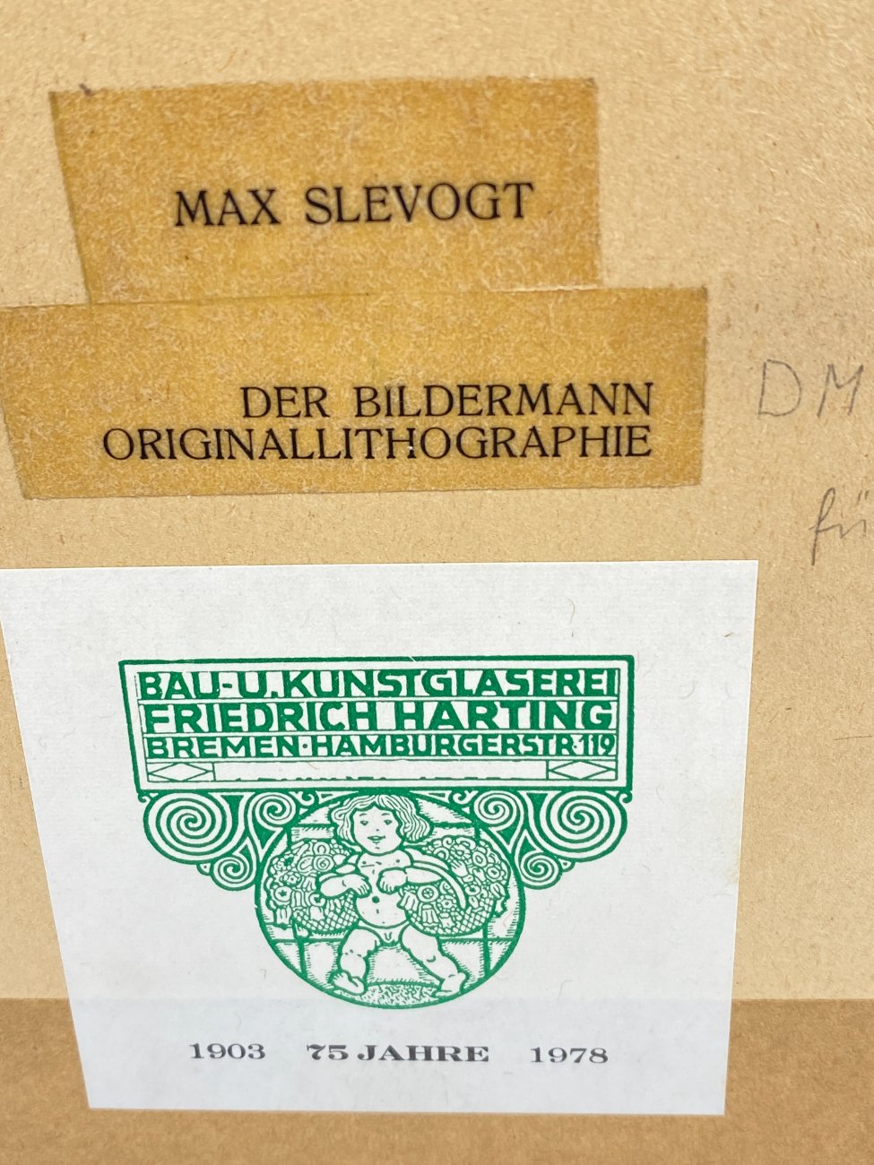 HN1679-grafika-ir-printai-6 Litografija pagal Max Slevogt, jubiliejinis leidimas 1978 m. 1×24,5×19 cm