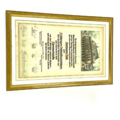 Įrėmintas sveikinimas 0,5×32,5×50,5 cm