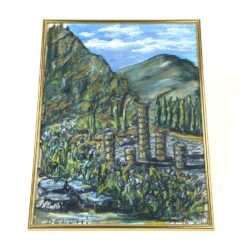 Gamtos peizažas plastikiniame rėme su stiklu 2x31x41 cm