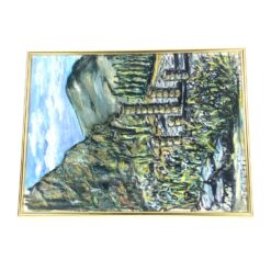 Gamtos peizažas plastikiniame rėme su stiklu 2x31x41 cm