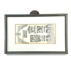 Įrėmintas pastato printas 1x20x31,5 cm