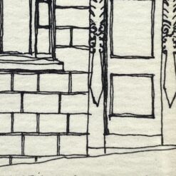 Įrėmintas pastato printas 1x20x31,5 cm