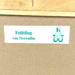 Įrėmintas mediniame rėme gamtos printas 2x35x29 cm