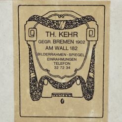 Guašu tapytas gamtos peizažas mediniame rėme 3x28x22 cm