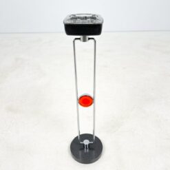 Vintažinė pastatoma peleninė su stiklo detalėmis 16,5x16,5x64,5 cm