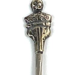 Metalinis arbatinis šaukštelis su figūrėle 2x11x1 cm