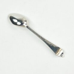 Sidabruoto metalo arbatiniai šaukšteliai 2 vnt. komplektas 2x11x1 cm