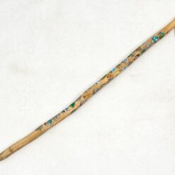 Medinė vaikščiojimo po kalnus lazda su vietovių ženkliukais 3,5×3,5×114 cm