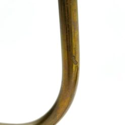 Žalvarinis stalinis šviestuvėlis su stiklo karoliukais 12,5x15x32,5 cm