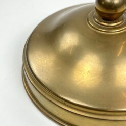 Žalvarinis stalinis šviestuvėlis su stiklo karoliukais 12,5x15x32,5 cm