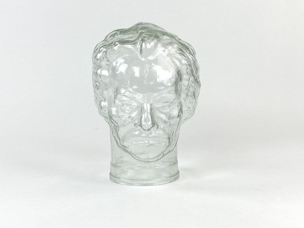 HN1718-stiklines-skulpturos-2 Stiklinis Ludwig van Beethoven biustas 17x15x23 cm