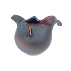 Tamsaus stiklo vaza 17x13x11 cm