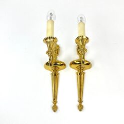 Žalvariniai sieniniai šviestuvai 2 vnt. komplektas 18x9x33,5 cm