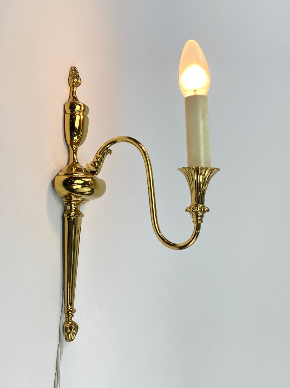 HN1729-sieniniai-sviestuvai-10 Žalvariniai sieniniai šviestuvai 2 vnt. komplektas 18x9x33,5 cm