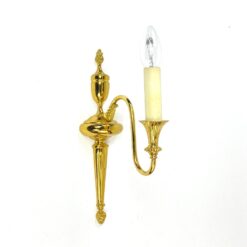 Žalvariniai sieniniai šviestuvai 2 vnt. komplektas 18x9x33,5 cm