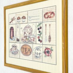 Alie Kruse-Kolk darbo “Tea” printas mediniame rėme su stiklu 3x66x56 cm