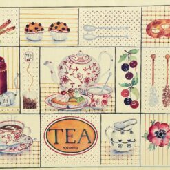 Alie Kruse-Kolk darbo “Tea” printas mediniame rėme su stiklu 3x66x56 cm