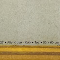 Alie Kruse-Kolk darbo “Tea” printas mediniame rėme su stiklu 3x66x56 cm