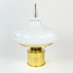 G.V. Harnisch Eftf. žalvarinė žibalinė lempa stikliniu gaubtu 30x30x40 cm