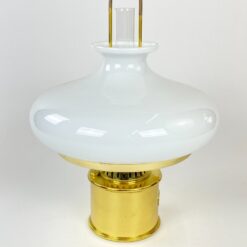 G.V. Harnisch Eftf. žalvarinė žibalinė lempa stikliniu gaubtu 30x30x40 cm