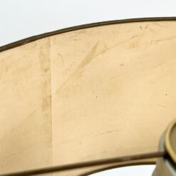 Žalvarinis stalinis šviestuvas popieriniu gaubtu 40x40x67 cm