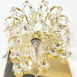 Sieniniai Sölken Leuchten šviestuvai iš metalo ir krištolo 2 vnt. kompl. 14x20x18 cm