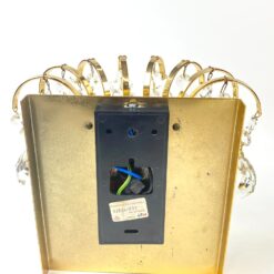 Sieniniai Sölken Leuchten šviestuvai iš metalo ir krištolo 2 vnt. kompl. 14x20x18 cm