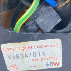 Sieniniai Sölken Leuchten šviestuvai iš metalo ir krištolo 2 vnt. kompl. 14x20x18 cm