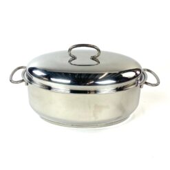 Ovalus metalinis Schulte-Ufer puodas su dangčiu 22×38,5×20 cm