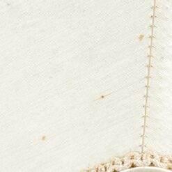 Žalvariniai staliniai šviestuvai tekstilės gaubtais 2 vnt. kompl. 43x43x70 cm