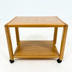 Mid Century Aksel Kjersgaard ąžuolinis serviravimo staliukas 40x60x46 cm