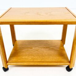 Mid Century Aksel Kjersgaard ąžuolinis serviravimo staliukas 40x60x46 cm