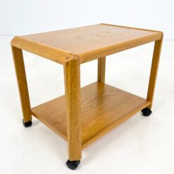 Mid Century Aksel Kjersgaard ąžuolinis serviravimo staliukas 40x60x46 cm