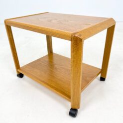 Mid Century Aksel Kjersgaard ąžuolinis serviravimo staliukas 40x60x46 cm