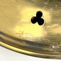 Žalvarinis lovos šildytuvas su medine rankena 93x27x7 cm