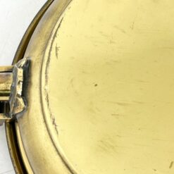 Žalvarinis lovos šildytuvas su medine rankena 93x27x7 cm